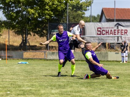 Spielszene Abwehrversuch